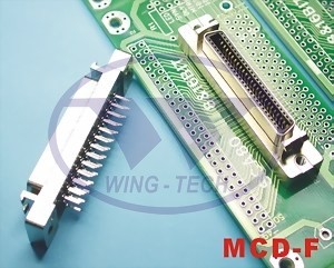 SCSI(Half Pitch 1.27mm)CN带状板端母头180°
