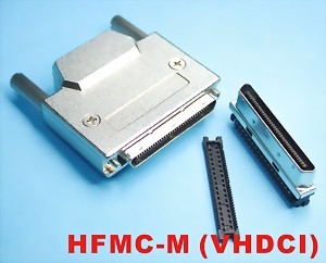 VHDCI（PH:0.8mm)线端双边刺破式公头