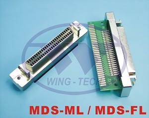 SCSI(Half Pitch 1.27mm)DB针状夹板式母头铆锌合金支架