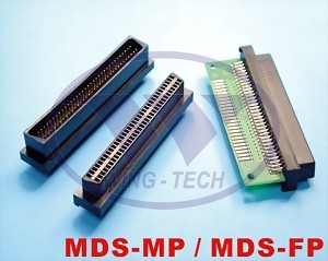 SCSI(Half Pitch 1.27mm)DB针状夹板式母头全塑